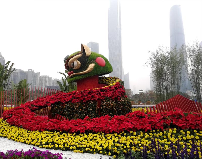 上海五色草动物造型